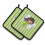 "Caroline's Treasures Pano Verde com Listras, 7.5 x 7.5, Multicolor" 1