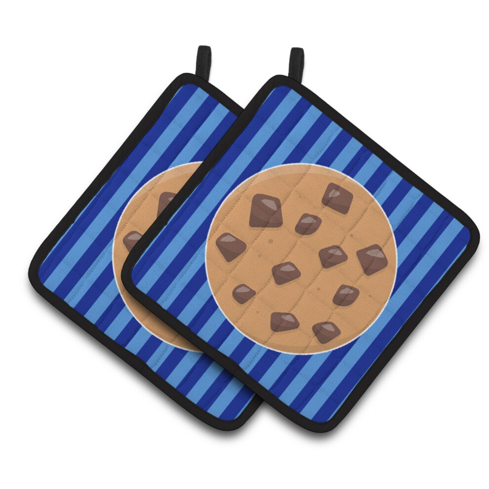 ""Caroline's Treasures Cookie Monster Paar Pannenlappen 7,5 X 7,5 Veelkleurig""-image