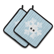 "Caroline's Treasures BB7149PTHD Porta-Panela de Neve, 7.5 x 7.5", Multicolor"