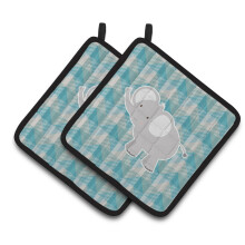 "Caroline's Treasures Conjunto de Pegas para Panelas, 7.5 x 7.5, Multicolor"