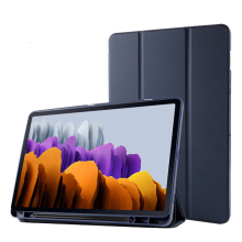 (Dark blue, S7 FE 12.4inch) Foldable Case For Samsung Galaxy Tab S8/S7 11 incn