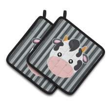 "Caroline's Treasures BB6926PTHD Suporte para Panelas em Forma de Vaca, 7,5 x 7,5", Multicolorido"