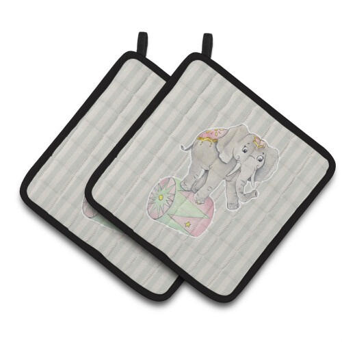 "Caroline's Treasures BB6859PTHD Conjunto de Pegas para Panelas, 7.5 x 7.5", Multicolor"