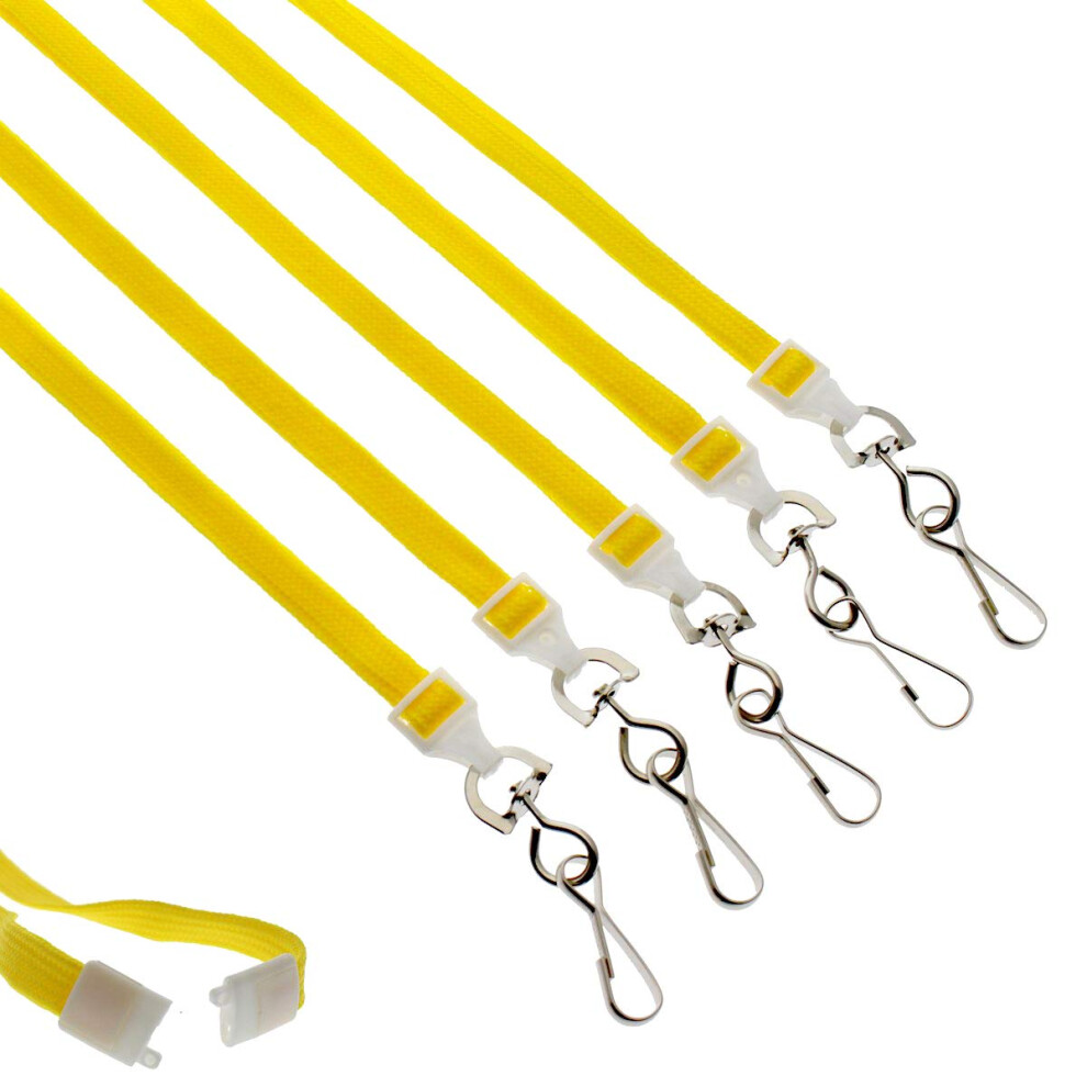 Specialist Id 25Er-Pack Premium-Schl Sselb Nder Mit Sollbruchstelle F R Ausweise Drehbarer J-Haken Aus Metall 3/8-image