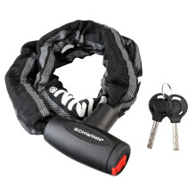 Schwinn Reflective Chain Key Lock for Bike 3 feet x 8mm Anti Theft Bicycle Lock Security Level 4