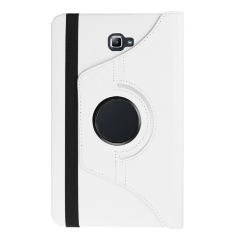 (White, Tab A 10.1(T580 T585) 360 Rotation Tablet Case for Samsung Galaxy Tab A