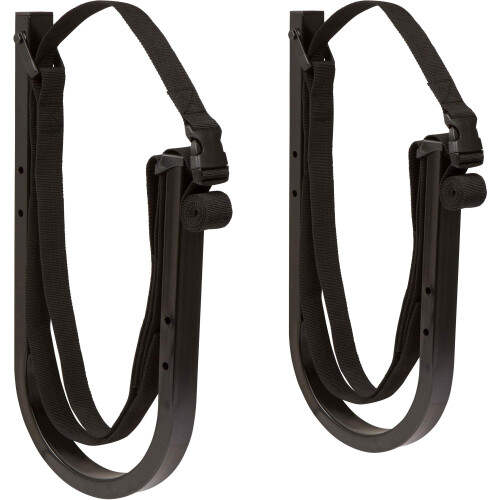 Suspenz SUP Portaoggetti da parete Stand Up Paddle Board e supporto per tavola da surf/gancio con cinghie di sicurezza nero (12-0105)