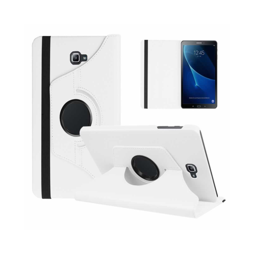 (White) For Samsung Galaxy Tab A 10.1 2016 Sm-T580 T585 36 White