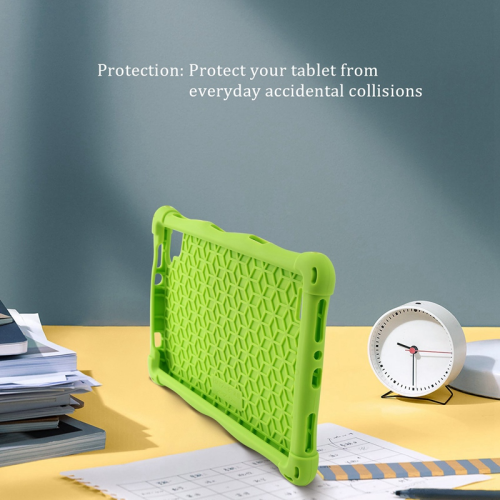 (Black) Silicone Case For Samsung Galaxy Tab A7 Lite 2021 2