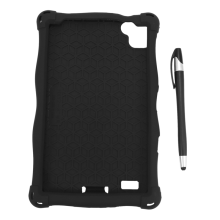 (Black) Silicone Case For Samsung Galaxy Tab A7 Lite 2021