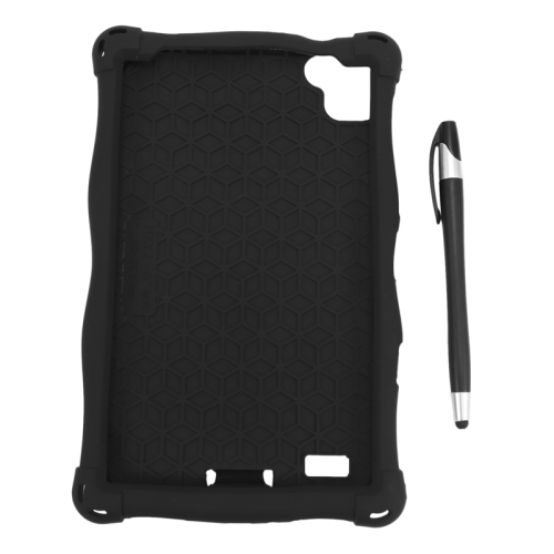 (Black) Silicone Case For Samsung Galaxy Tab A7 Lite 2021