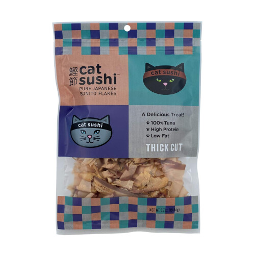 Cat Sushi Μπυρίτσες Μπονίτο, Παχύ Κόψιμο, 0.7 oz