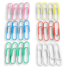 Butler in the Home 4"""" Inch Mega Large Jumbo Giant Big Gekleurde Paperclips Massive Mega 24 Pack 100mm (Blauw Geel Groen Wit Rood Roze)