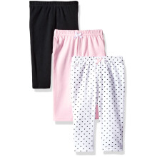 Hudson Baby Unisex bavlnen nohavicky a leg ny pre b b tk s ciernymi srdieckami 12-18 mesiacov
