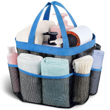 Attmu Mesh Douche Caddy Draagbare Sneldrogende Hangende Douche Tote Bag voor College Dorm Room Essentials Grote Capaciteit Douche Caddy Slaapzaal voo