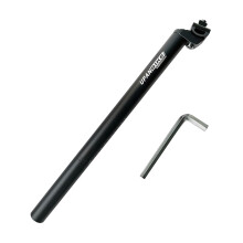 UPANBIKE Fietszadelpen Aluminiumlegering Extra lang 17,7 inch (450 mm) Vervangende fietszadelpen f 25,4 27,2 28,6 30,4 30,9 31,6 mm (30,4 mm)