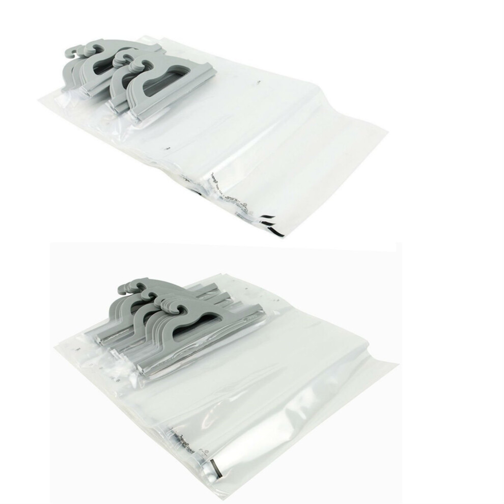 Confezione Da 20 Sacchetti Portaoggetti Appesi Monaco. Confezione Da 10 Da 30,5 X 23,9 Cm E Confezione Da 10 Da 35,6 X 32,5 Cm. Sacchetti Di Plas