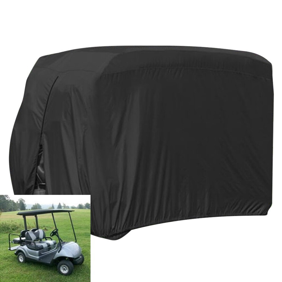 Flymei 4 Passenger Golf Cart Covers Waterproof Outdoor Golf Cart Cover For Ez Go Club Car Yamaha Golf Carts Sunproof Dustproof 4 Seat Club Car Cover 611029311918