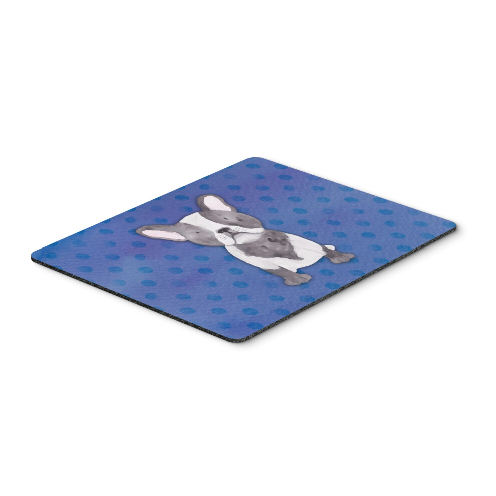 Caroline's Treasures French Bulldog Polka Dot Watercolor Mouse Pad Hot Pad Or Trivet 7.75X9.25 Multicolor Bb7394mp 638508838643