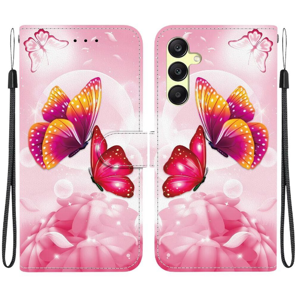 (C2) Compatible With Samsung Galaxy A25 5G Case Pu Leather Card Slot Kickstand Pattern Cover Card Slots 764490322348