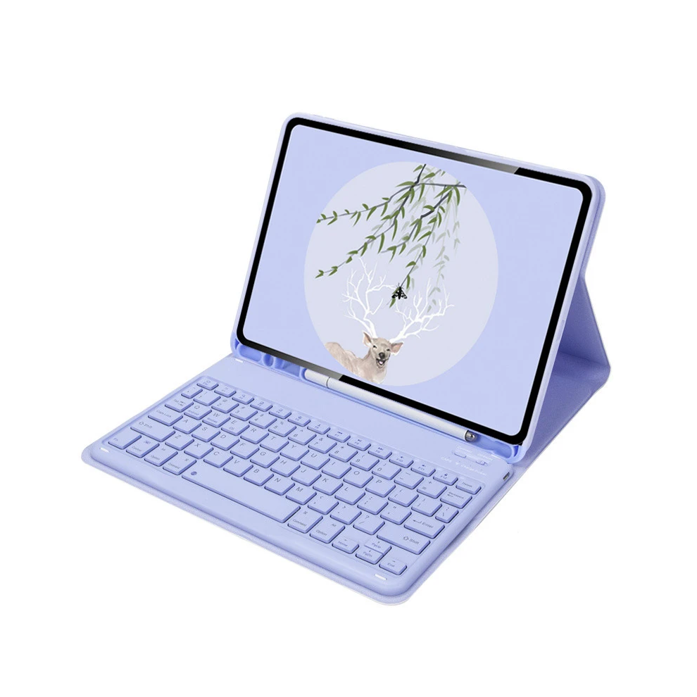(, A8 10.5 Inch) Keyboard Cover Funda For Samsung Galaxy Tab A9+ A9 Purple 976662552341