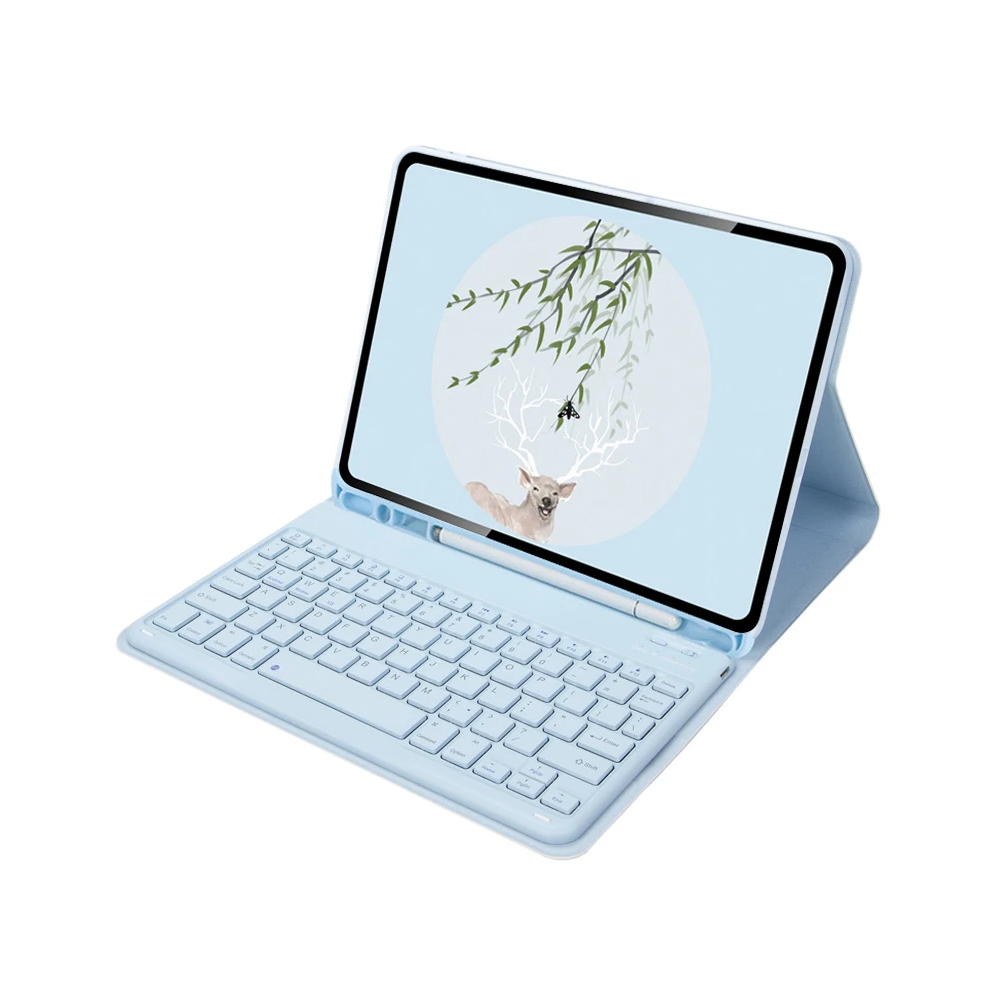 (Sky A8 10.5 Inch) Keyboard Cover Funda For Samsung Galaxy Tab A9+ A9 Blue 976662552488
