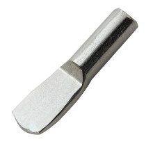 1000 Stck Rok Tiny Size Heavy Duty 1/8"" (3 mm) Regalstift, lffelfrmiger Schranksttzstift, Halter, Metall-Nickel-Finish  ROKSP3N