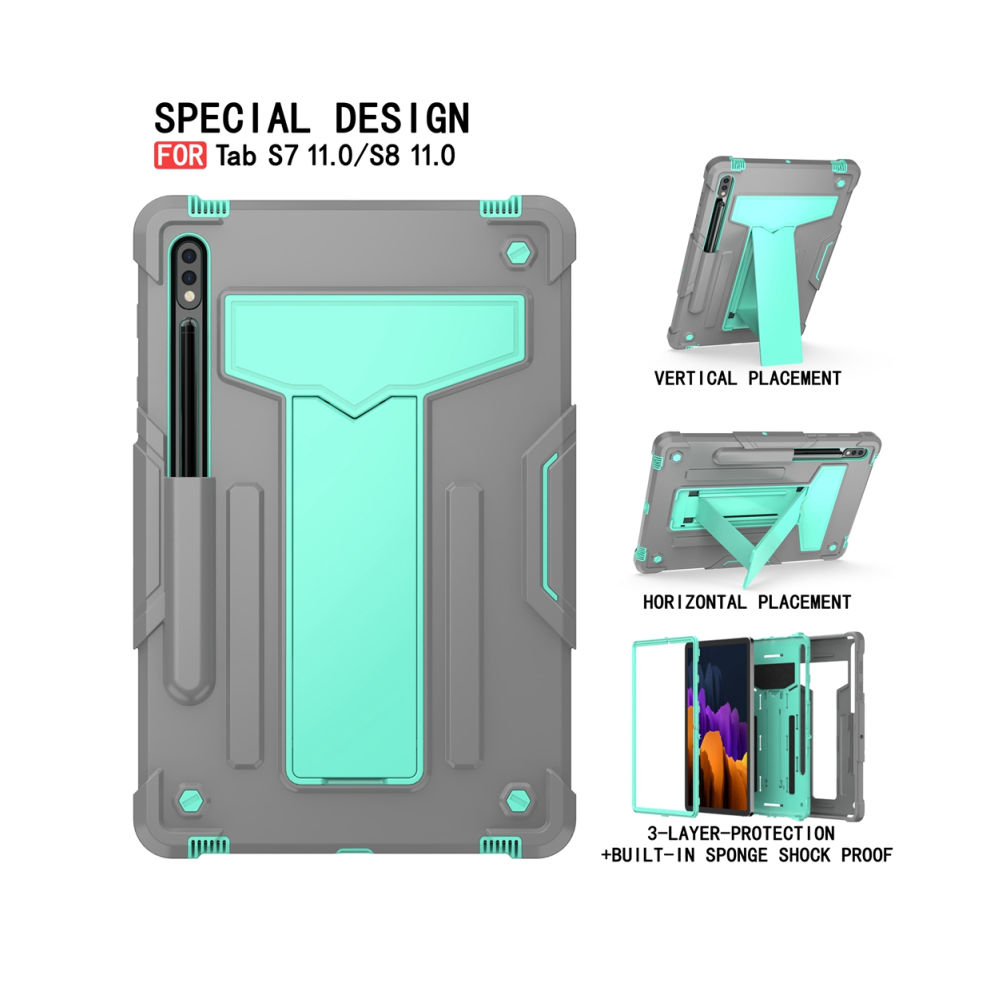 ( Mint, S8 X700 X706) For Samsung Galaxy Tab S8 Sm-X700 X706 S7 T870 T87 Gray 976662559197