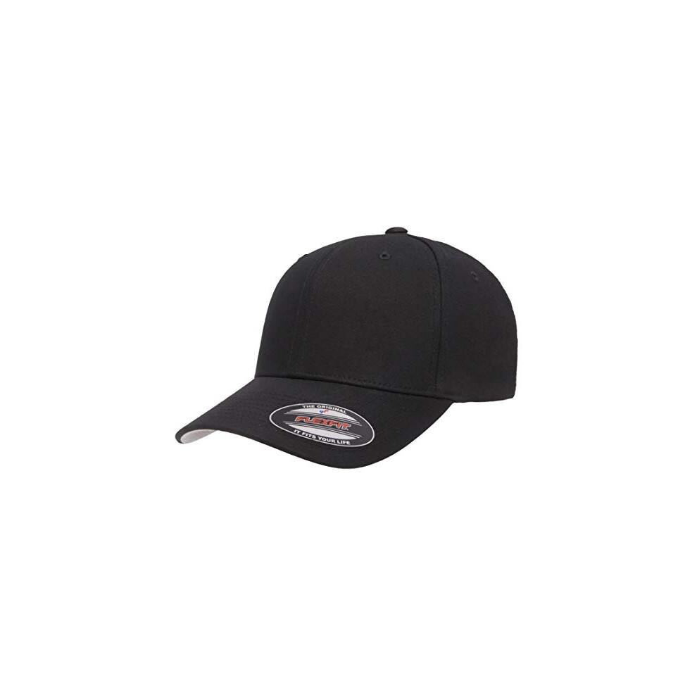 Flexfit Cotton Twill Fitted Cap Black Large/Extra Large