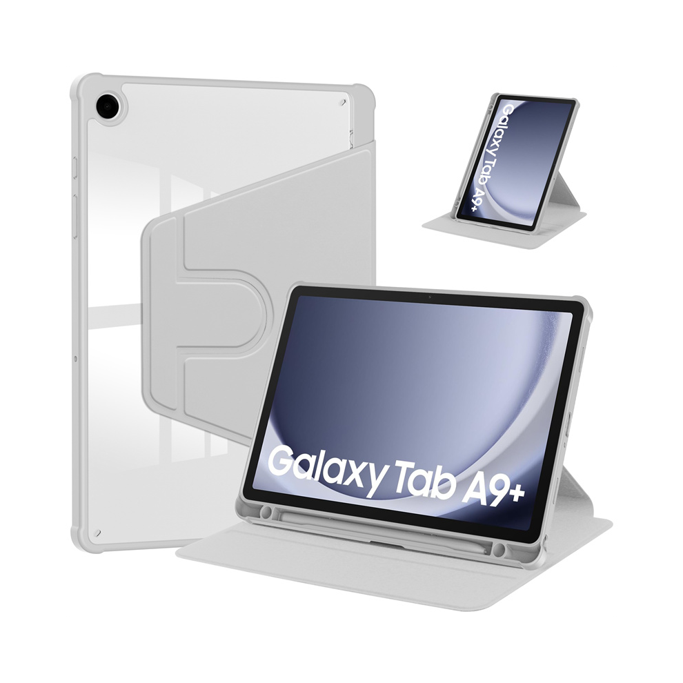 (, Tab A9 8.7 Inch) For Samsung Galaxy Tab A9 Plus Case 360 Rotating T Gray 976662564078
