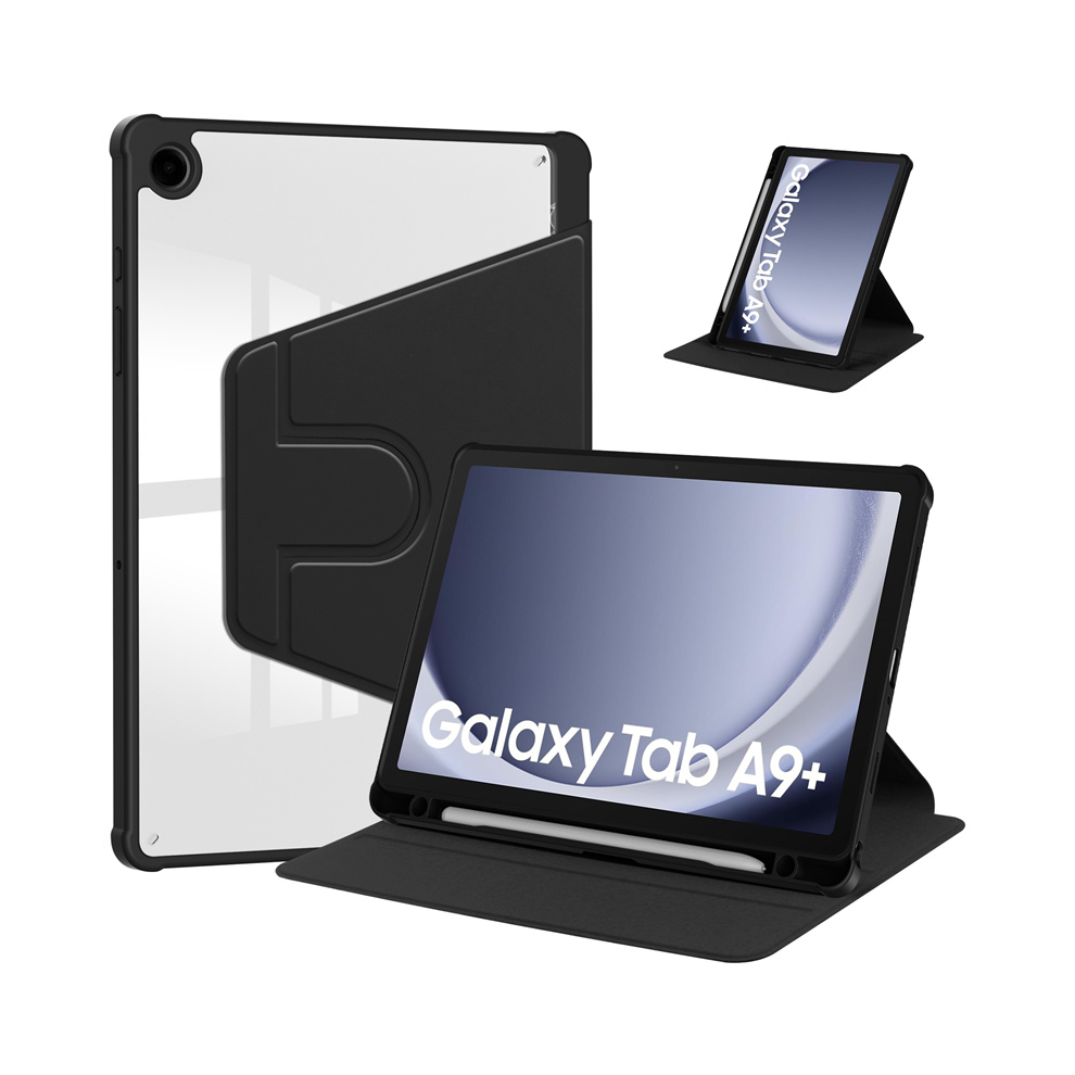 (, Tab A9 8.7 Inch) For Samsung Galaxy Tab A9 Plus Case 360 Rotating T Black 976662564115