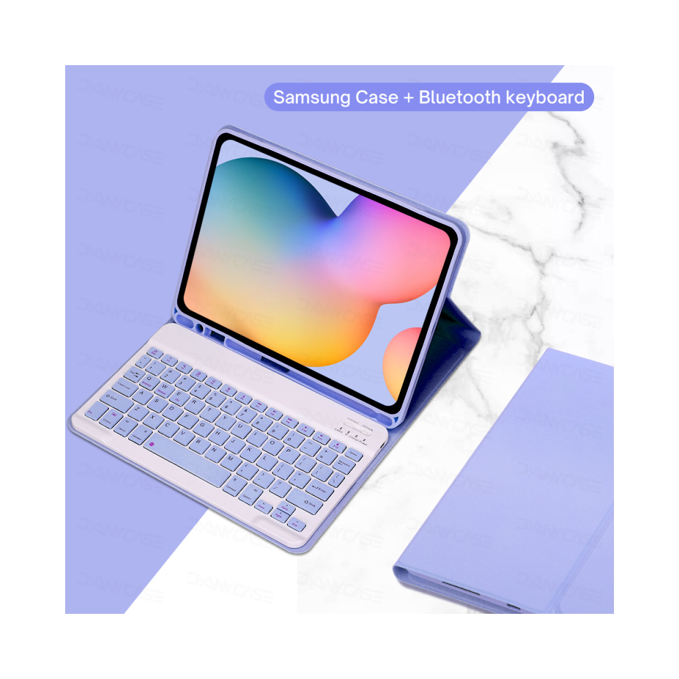 (Light 1, S9 11In) For Samsung Galaxy Tab A8 10.5 S6 Lite 10.4 S7 S8 Purple 976662562715