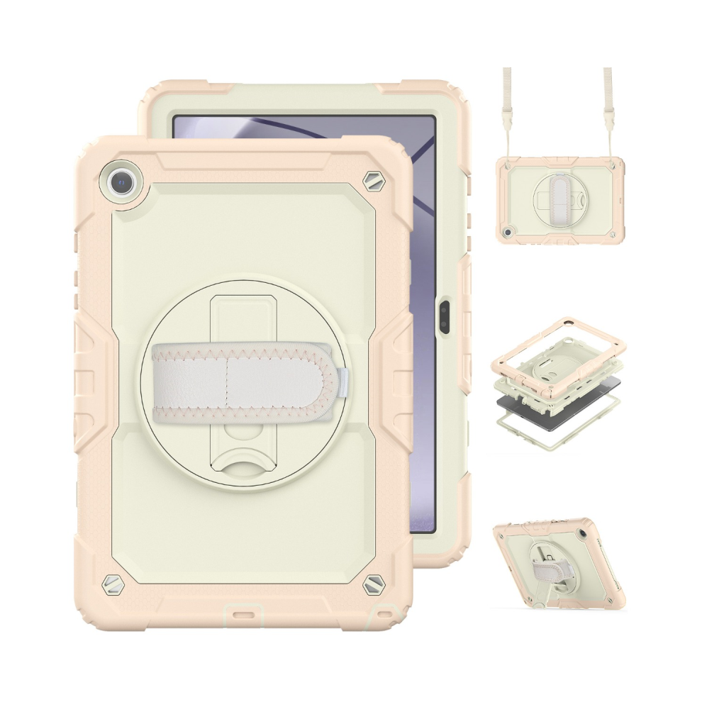 (Rose Tab A7 Lite 8.7 2020) Armor Case For Samsung Galaxy Tab A9 Plus 11 2023 Gold 976662564993