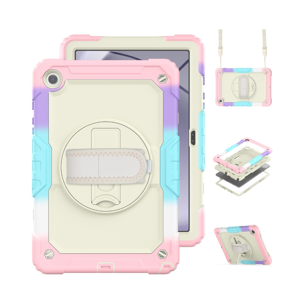 (Camouflage Tab A7 Lite 8.7 2020) Armor Case For Samsung Galaxy Tab A9 Plus 11 2023 Pink 976662565037