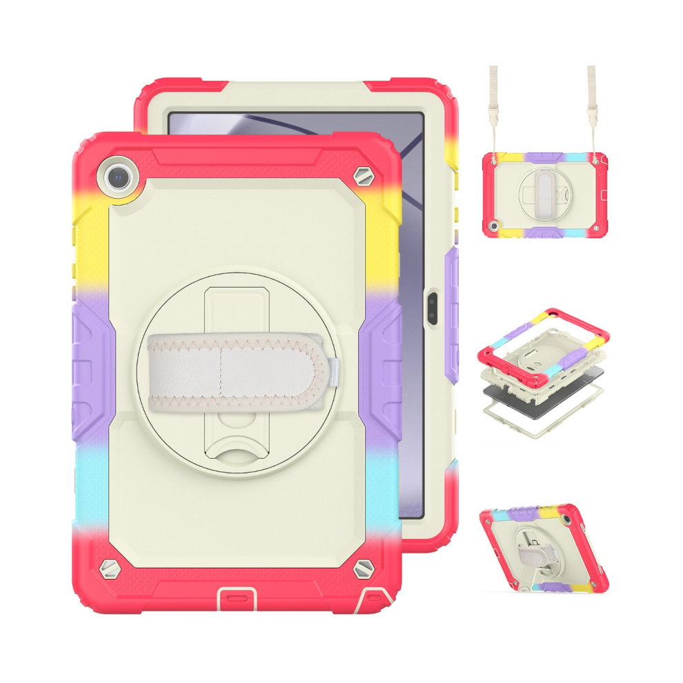 (Camouflage Tab A7 Lite 8.7 2020) Armor Case For Samsung Galaxy Tab A9 Plus 11 2023 Red 976662565143