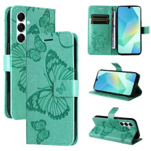 (Green) Case for Samsung Galaxy A26 5g with Card Slot Stand Shockproof Cover Flip Kickstand Magnetic Cover Pu Leather