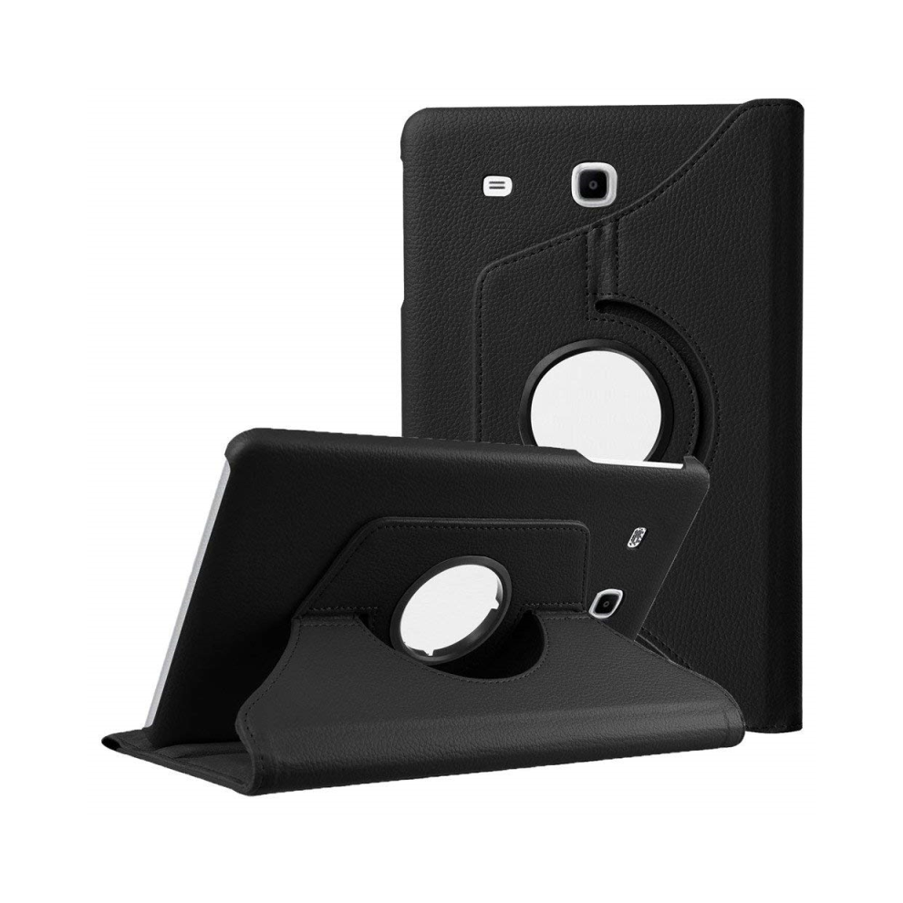 (, Tab E 7.0 T110 T113) Magnetic Case For Samsung Tab E 9.6 T560 Pu Leathe Black 976662571724