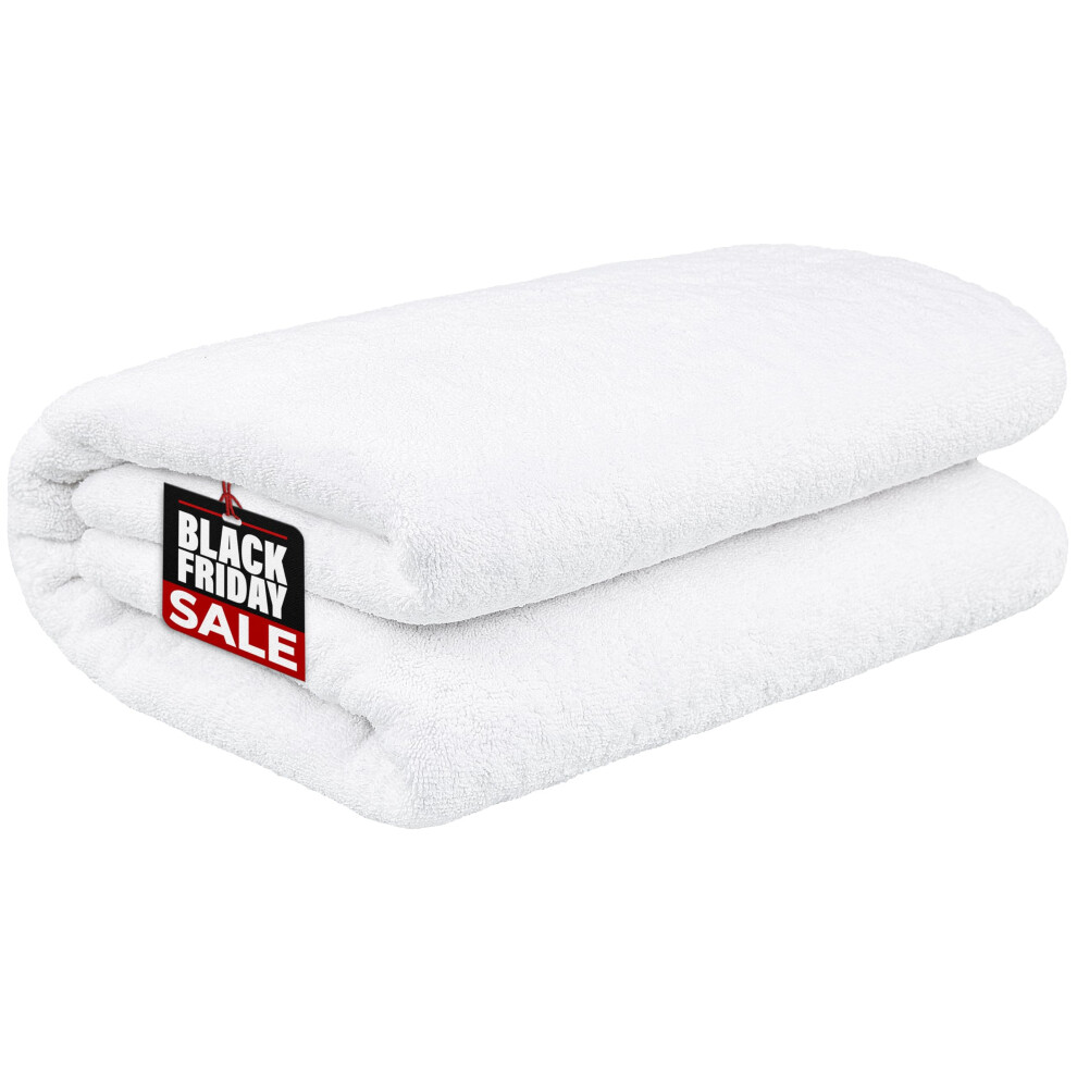 Bavlnen Raj White Cotton Paradise Oversized Bath Sheet 100% Cotton 40X80 Clearance Bath Towel Sheet Jumbo Large Bath Towel For Bathroom Bath Sheet