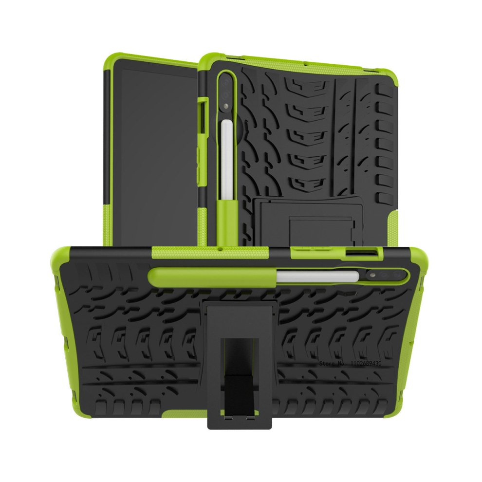(, Tab S6 Lite 10.4) Armor Kickstand Case For Samsung Galaxy Tab S9 A9 Green 976662567321