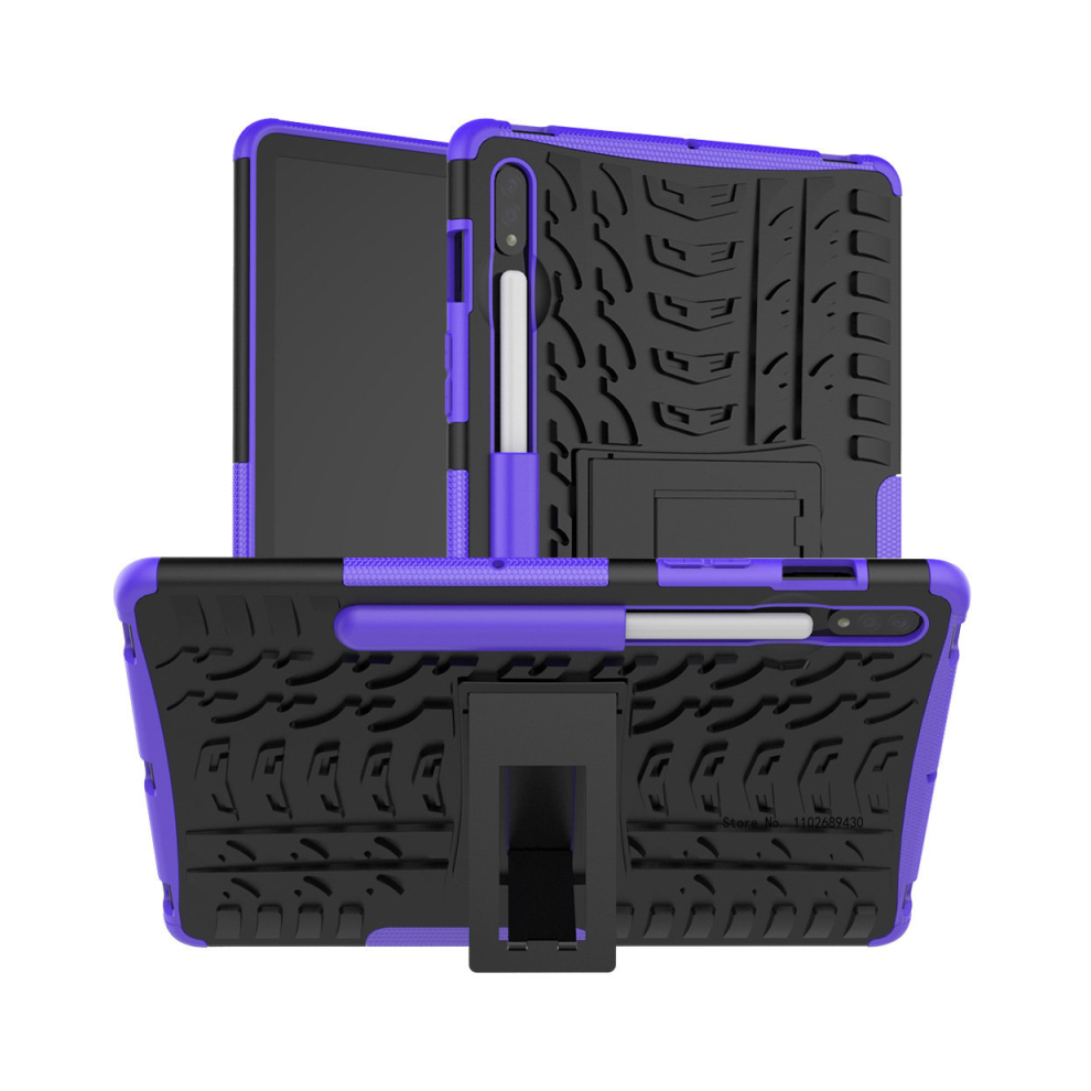 (, Tab A9 8.7Inch) Armor Kickstand Case For Samsung Galaxy Tab S9 A9 Purple 976662567932