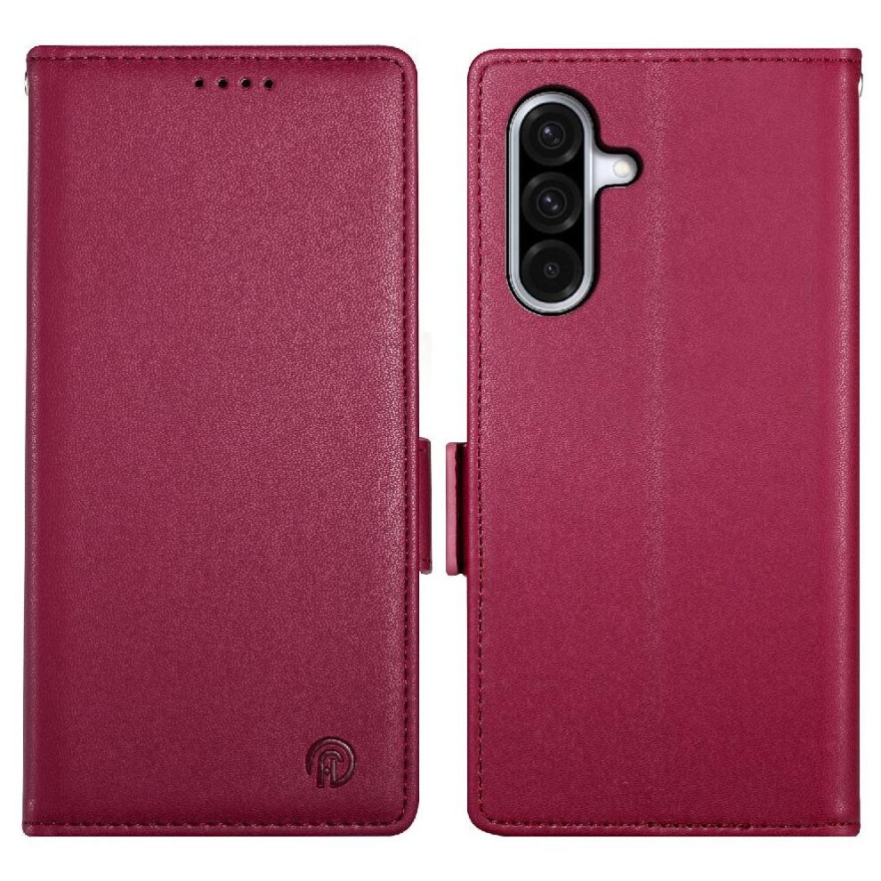 (Red) Flip Case For Samsung Galaxy A26 Wallet Card Slots Flip Daily Use Business Red 764490324465