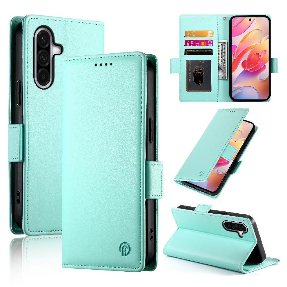 (Green) Flip Case For Samsung Galaxy A26 Wallet Card Slots Flip Daily Use Business Green 764490324489