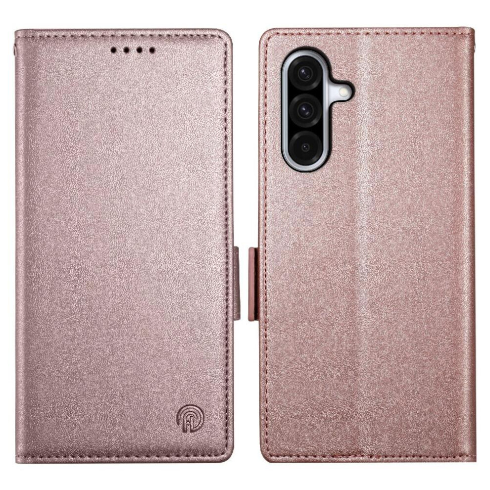 (Pink) Flip Case For Samsung Galaxy A26 Wallet Card Slots Flip Daily Use Business Pink 764490324441