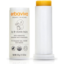 Erbaviva biologische lippen- en wangbalsem 0,6 ounce