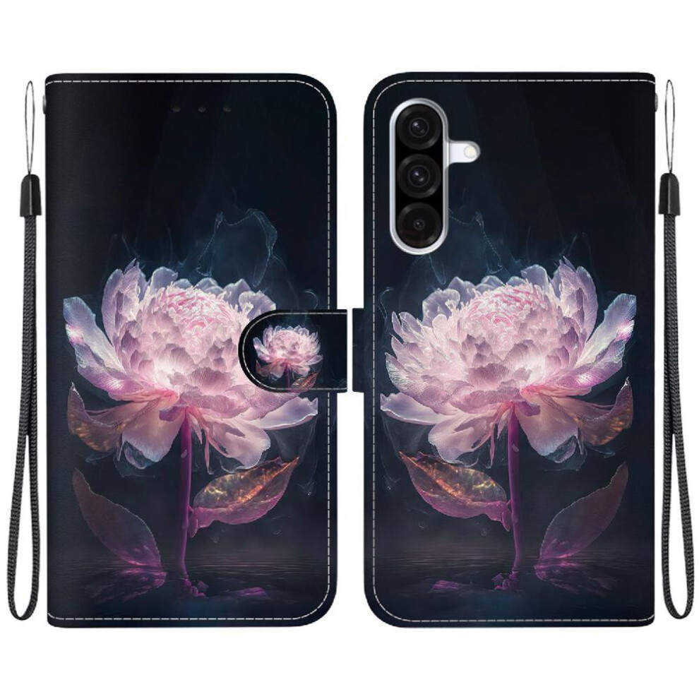 (C1 ) Flip Case For Samsung Galaxy A26 Wallet Magnetic Closure Butterfly Flower Painted Pu Leather Card Slots 764490324755