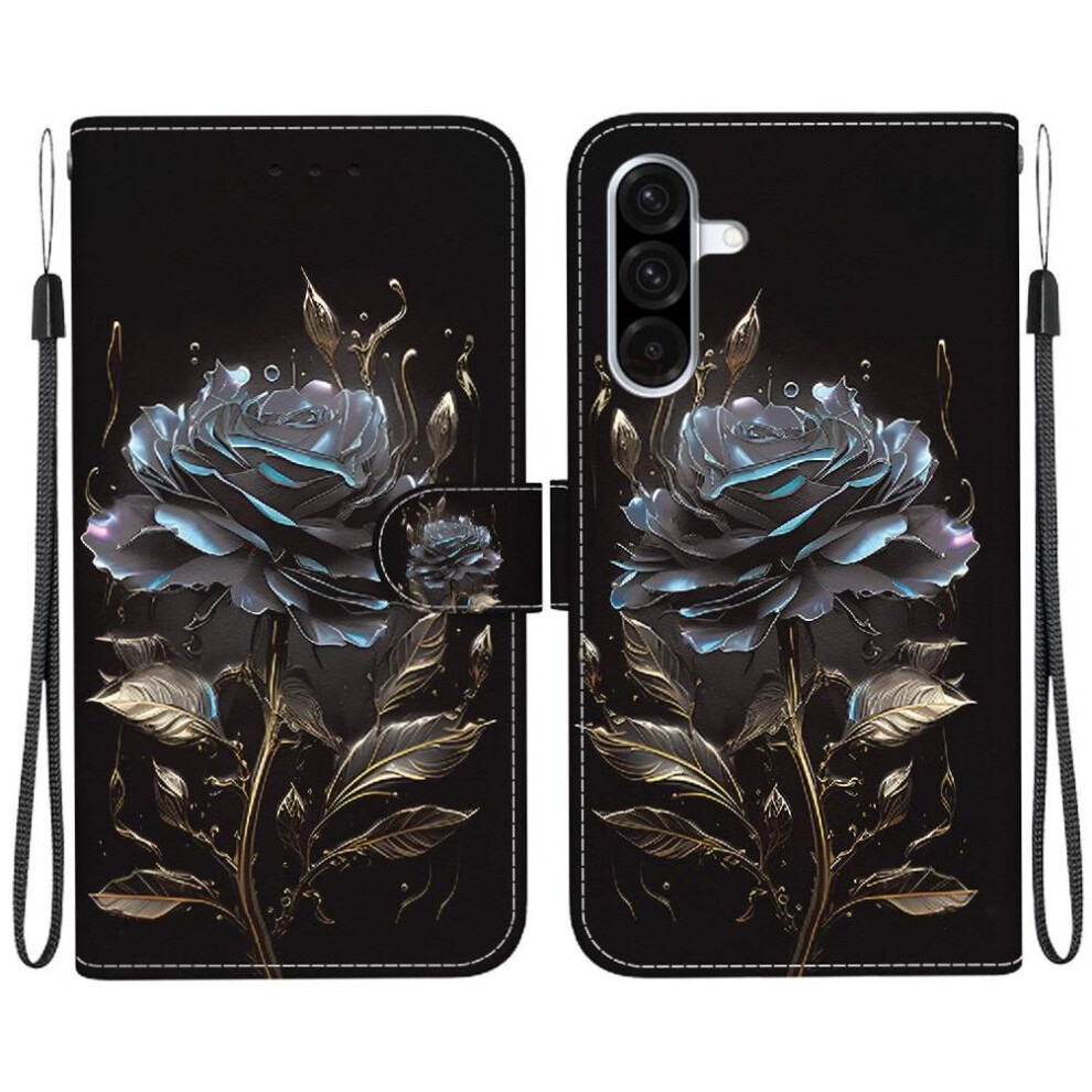 (C5 ) Flip Case For Samsung Galaxy A26 Wallet Magnetic Closure Butterfly Flower Painted Pu Leather Card Slots 764490324793
