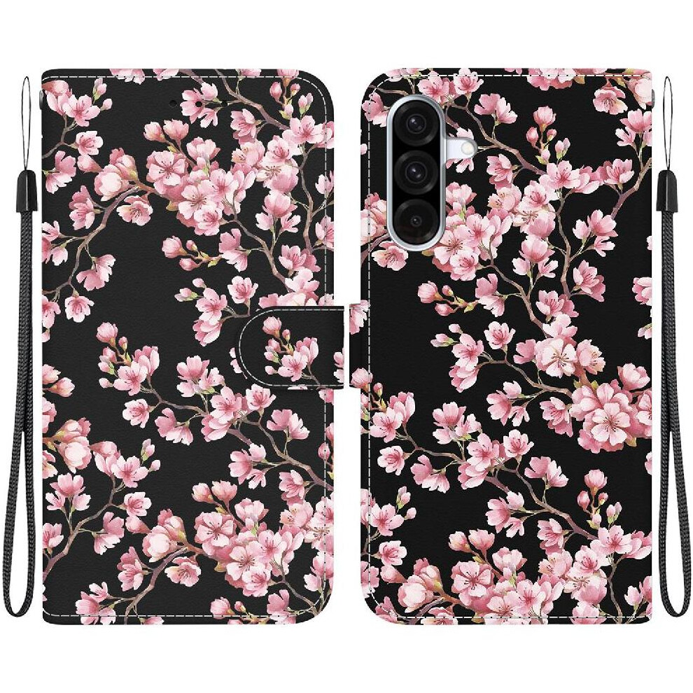 (C8 ) Flip Case For Samsung Galaxy A26 5G Pu Leather Butterfly Flower Painted Card Slots Wallet Magnetic Closure 764490324939