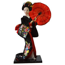 Earlyred 12 tum japansk geisha kimono docka 30 cm asiatisk kimono docka Samlingsfigurens dekoration gva rd