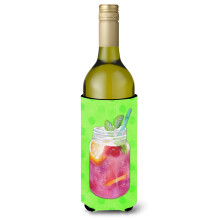 "Caroline's Treasures Mason Jar Cocktail Verde Polkadot Insulador de Bebidas, 750 ml, Multicolor"