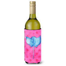 "Caroline's Treasures Sting Ray Rosa Polka Dot Isolador de Bebidas, 750 ml, Multicolor"